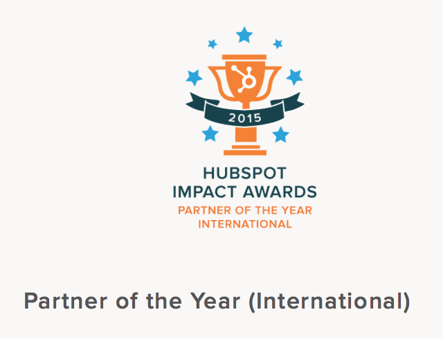 HubSpot Impact Awards - Partner of the Year - Hook Digital